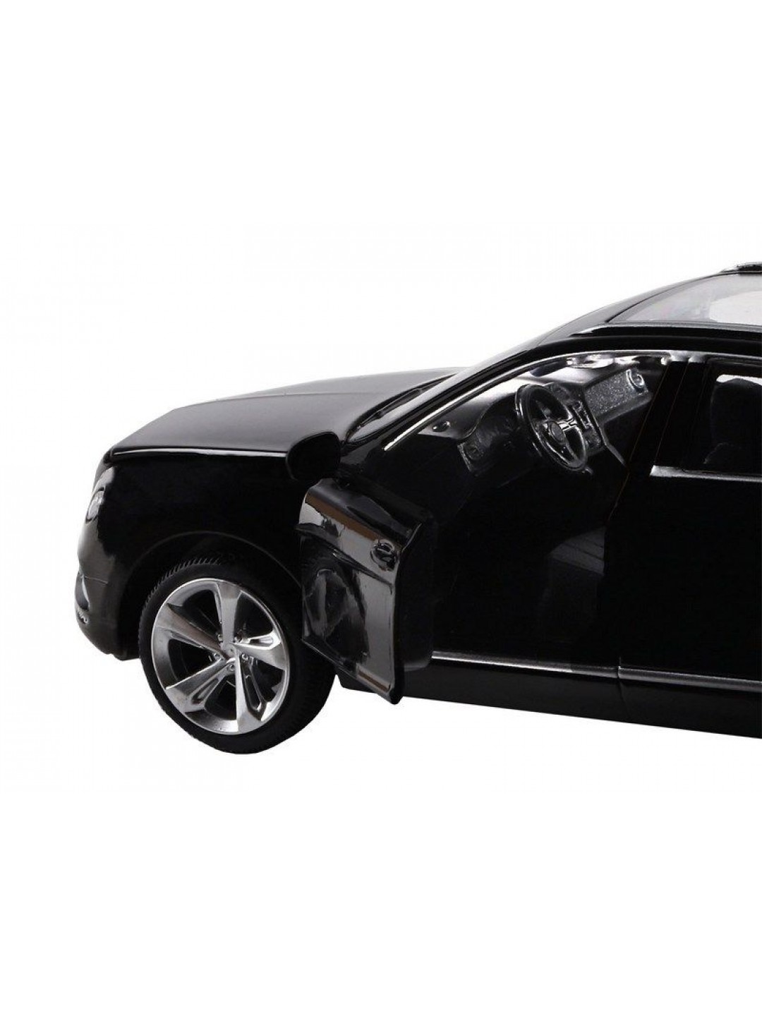 Машина "АВТОПАНОРАМА" Bentley Bentayga, черный, 1/34, свет, звук, инерция, в/к 17,5*13,5*9 см
