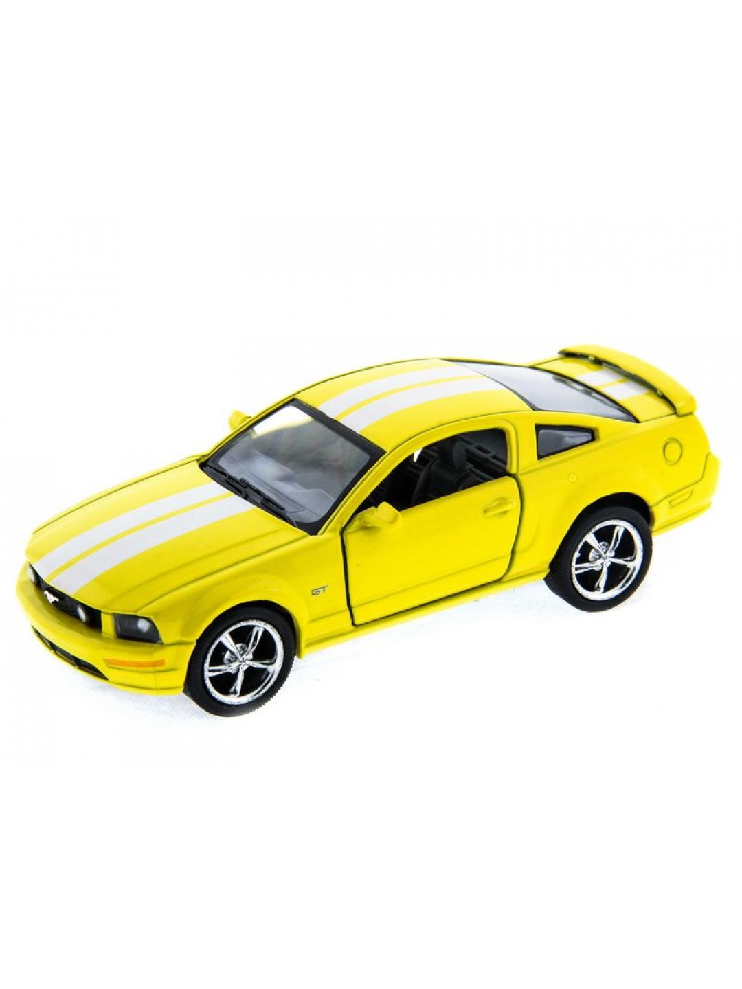Машина Kinsmart 1:38 Ford Mustang GT с полосками инерция (1/12шт.) б/к