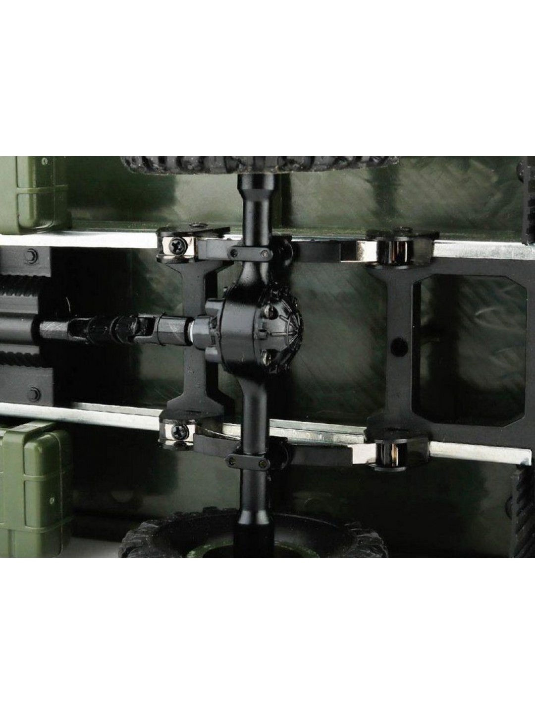 Радиоуправляемая машина WPL ГАЗ-66 грузовая (зеленая) 4WD 2.4G 1/16 KIT