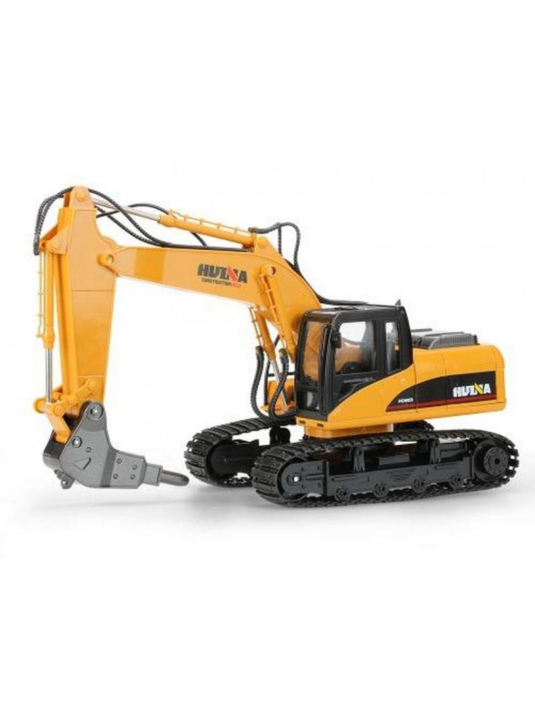 Радиоуправляемый экскаватор c отбойным молотом HUI NA TOYS 2.4G 16CH 1/14 RTR