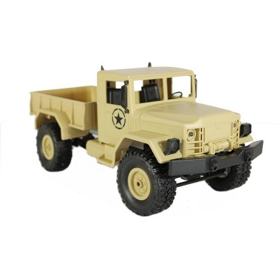 Радиоуправляемая машина MN MODEL военный грузовик (песочный) 4WD 2.4G 1/16 RTR