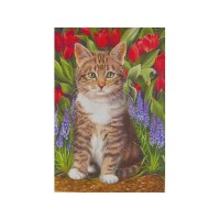 Набор юного художника 20х30 КОТЁНОК В САДУ 15 цветов) Набор юного художника 20х30 КОТЁНОК В САДУ 15 цветов)