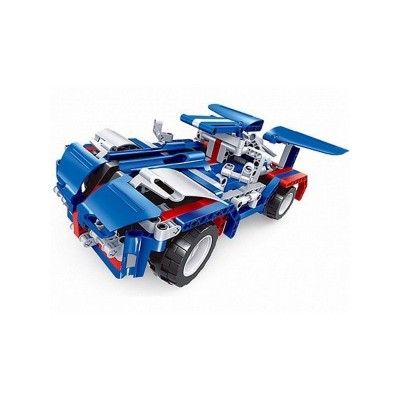 Р/У конструктор Qihui Mechanical Master 2 в 1 Тягач и Спорткар (455 деталей)