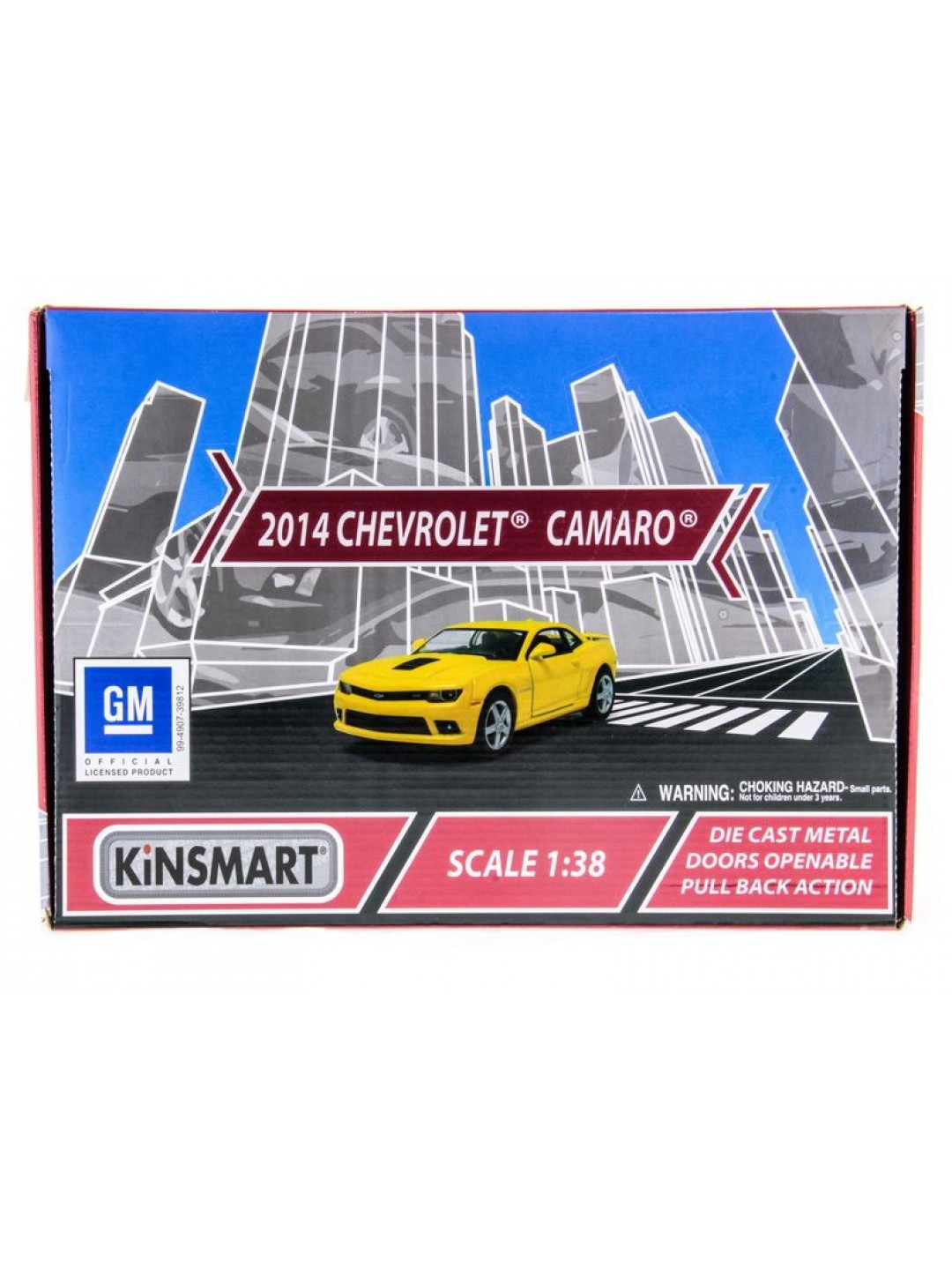 Машина Kinsmart 1:38 Chevrolet Camaro б/к