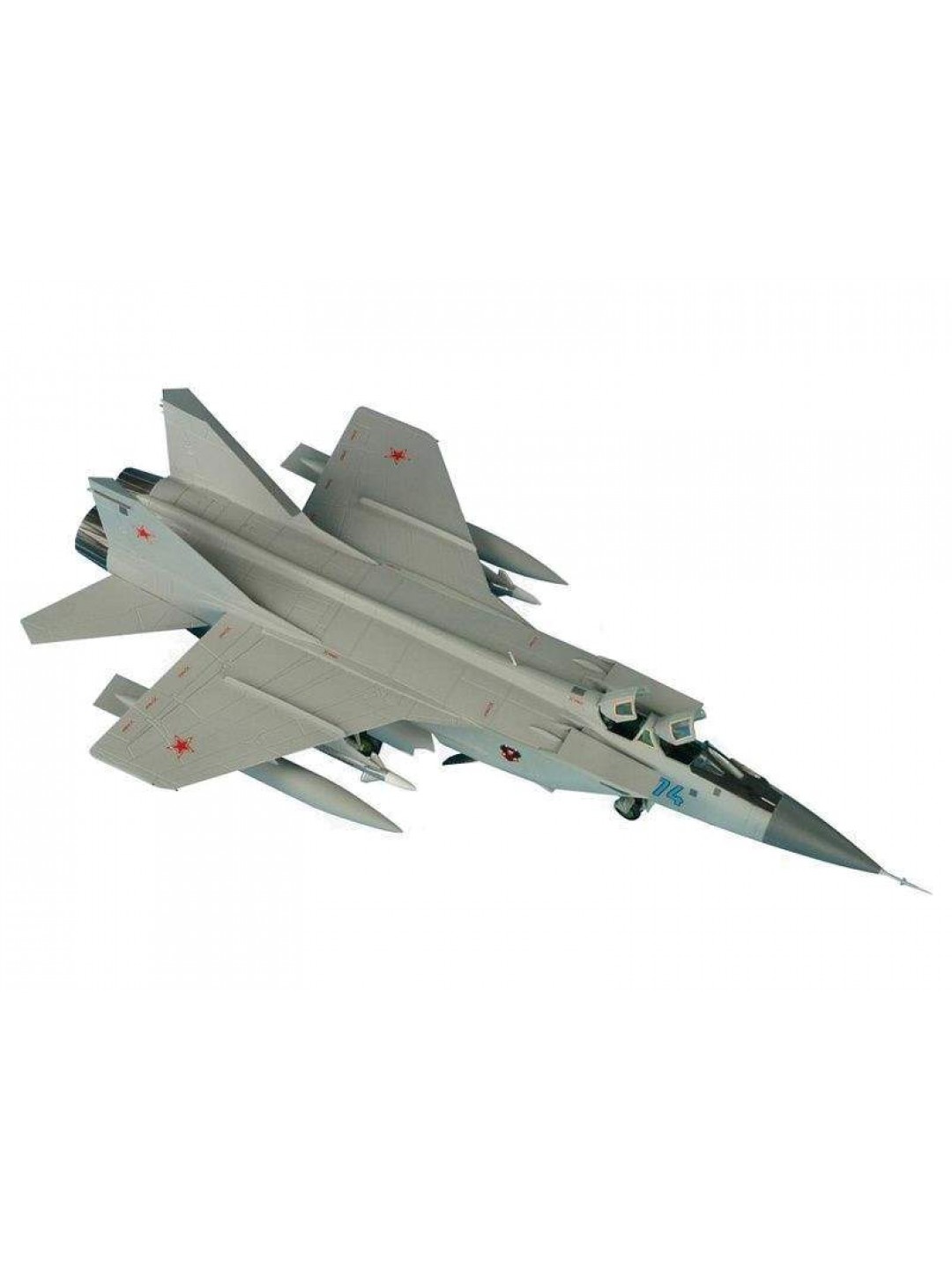 Сборная модель ZVEZDA Советский истребитель-перехватчик МиГ-31, 1/72