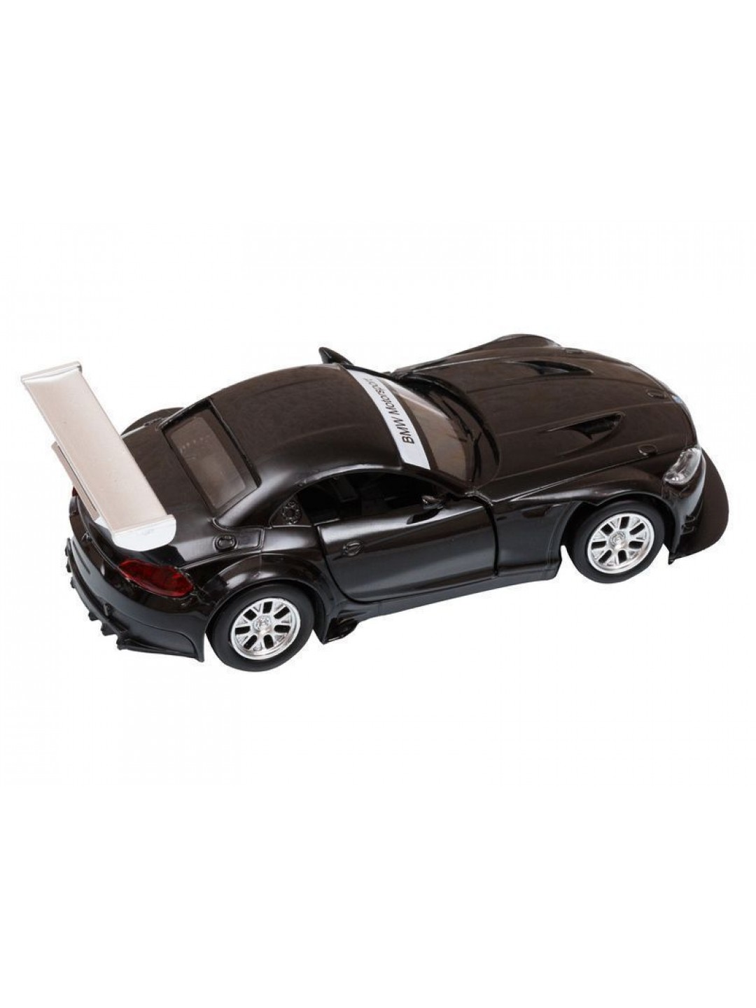 Машина "АВТОПАНОРАМА" BMW Z4 GT3, 1/38, черный, инерция, откр. двери, в/к 17,5*12,5*6,5 см