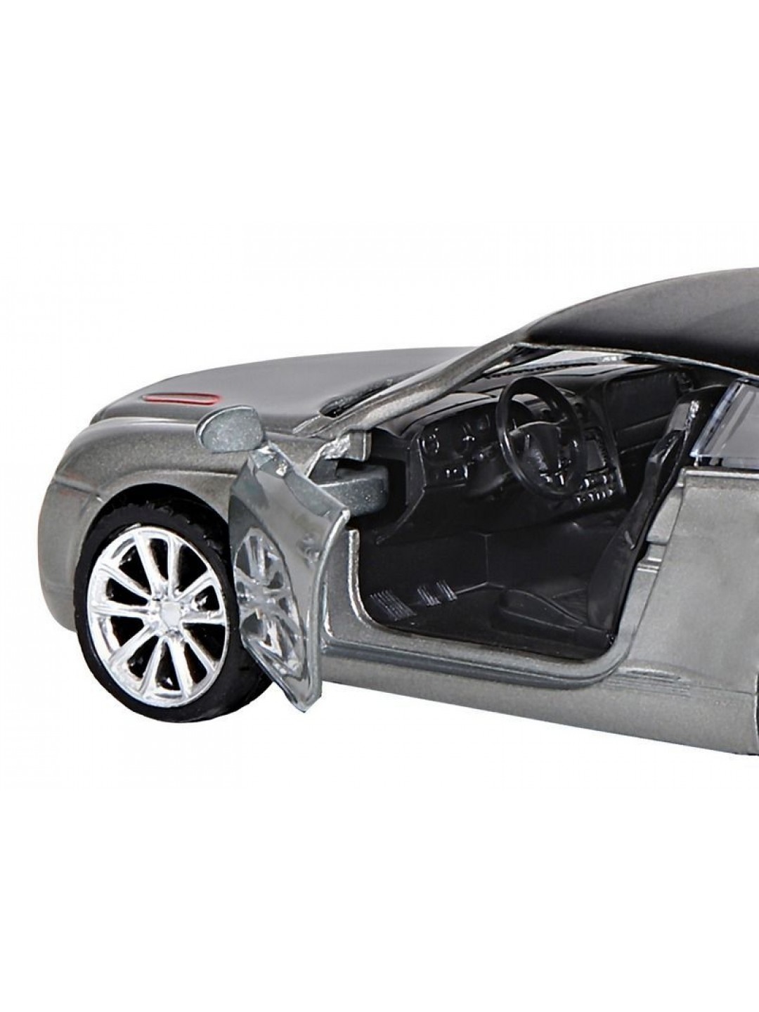 Машина "АВТОПАНОРАМА" Bentley Supersport ISR серый, 1/43, инерция, в/к 17,5*12,5*6,5 см