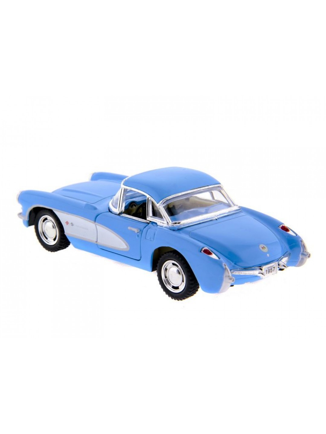 Машина Kinsmart "Chevrolet Corvette 1957" инерция (1/12шт.) 1:34 б/к