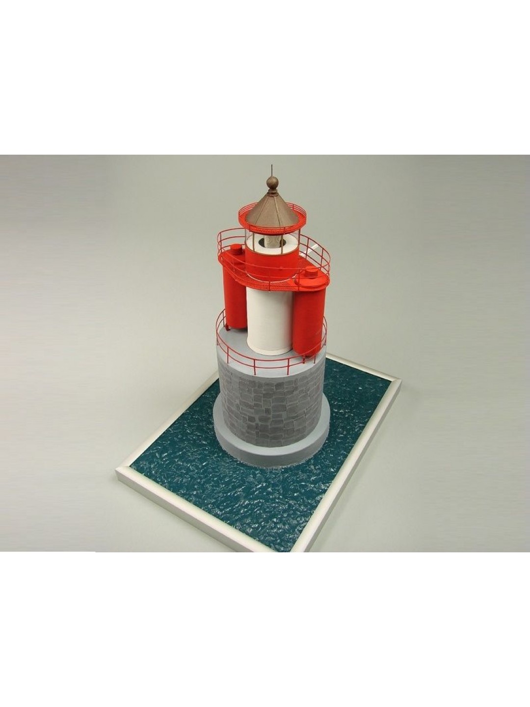 Сборная картонная модель Shipyard маяк Vierendehlgrund Lighthouse (№62), 1/87