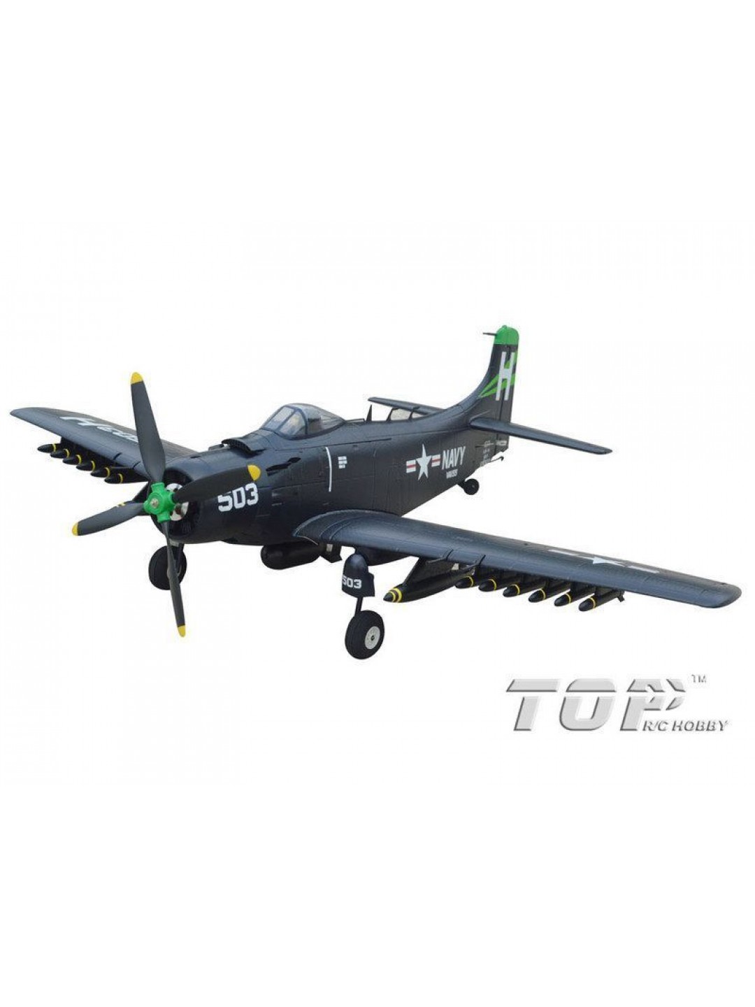 Радиоуправляемый самолет Top RC A1 Sky Raider Pro белый 800мм flight controller PNP