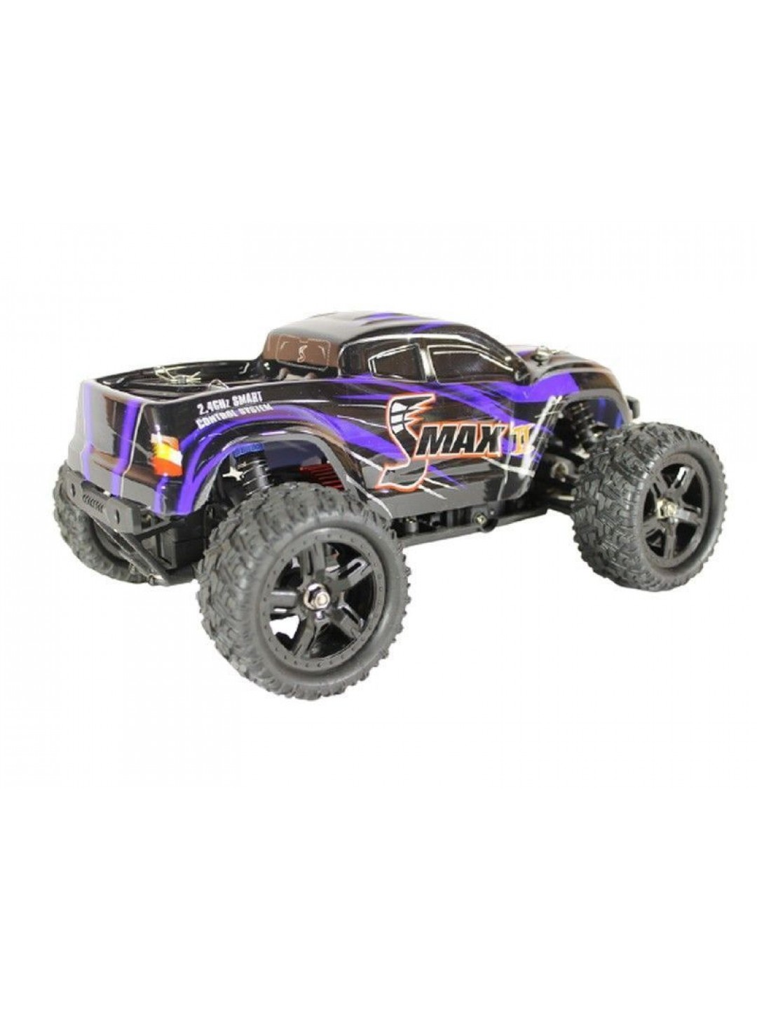 Радиоуправляемый монстр Remo Hobby SMAX Brushless V2.0 (синий) 4WD 2.4G 1/16 RTR