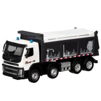 Машина "АВТОПАНОРАМА" Volvo самосвал, белый, 1/50, свет, звук, в/к 28*14*10 см Машина "АВТОПАНОРАМА" Volvo самосвал, белый, 1/50, свет, звук, в/к 28*14*10 см