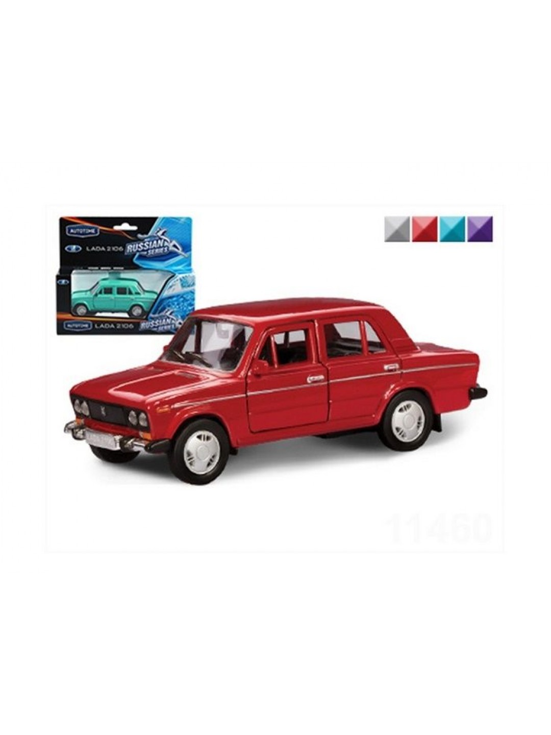 Машина Autotime "LADA 2106" гражданская  1:36