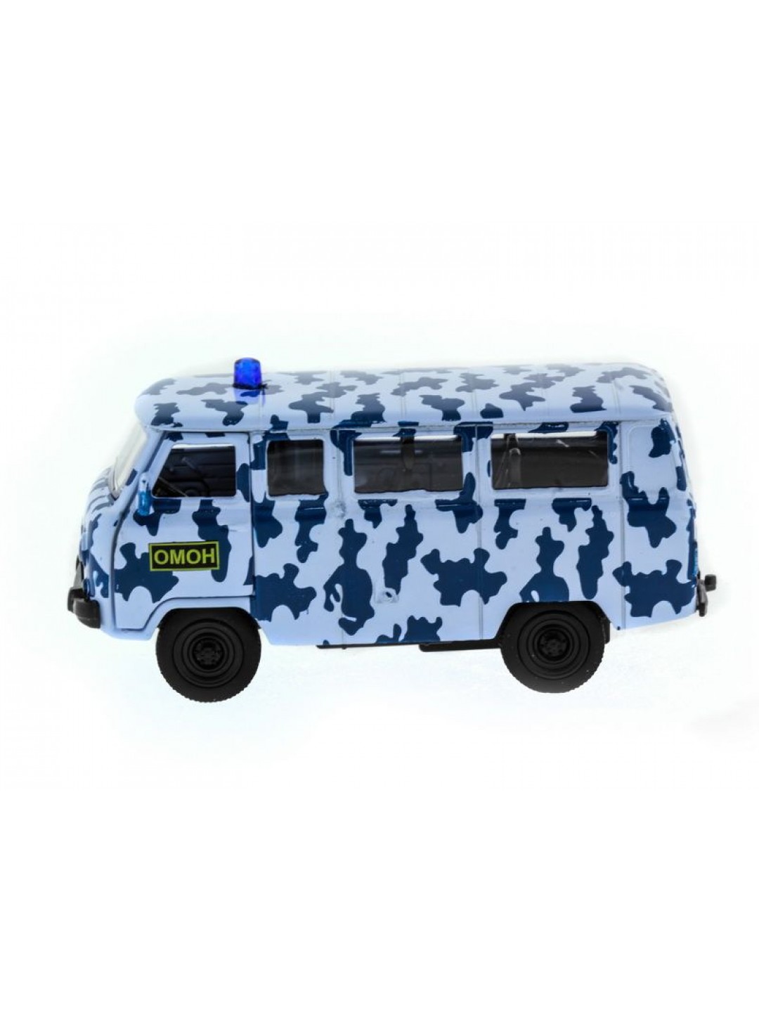 Машина "АВТОПАНОРАМА" инерц. УАЗ-452 (ОМОН) 1/50, в/к 12*7*5,5 см