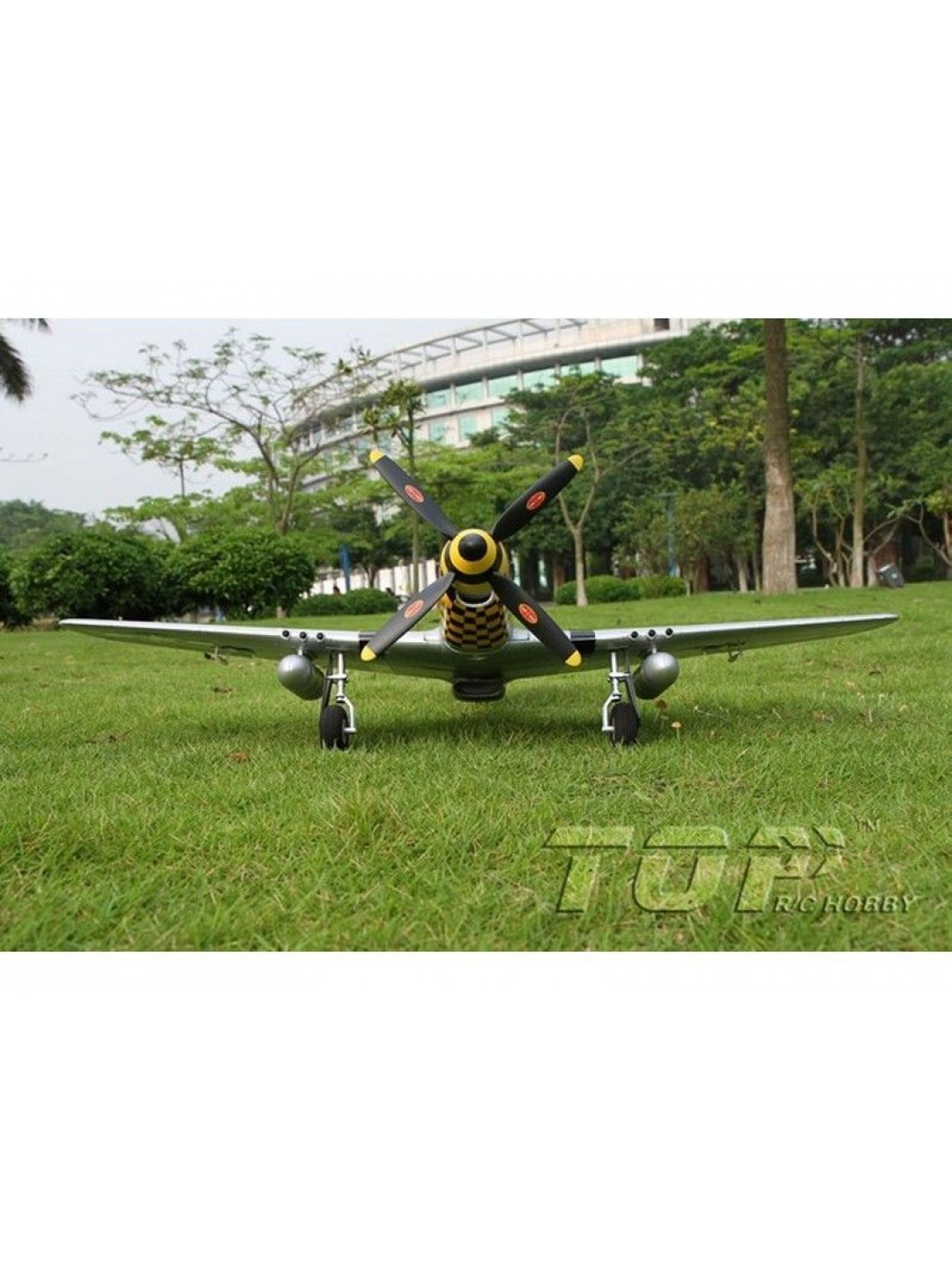 Радиоуправляемый самолет Top RC P-51D Pro желтый 750мм flight controller PNP