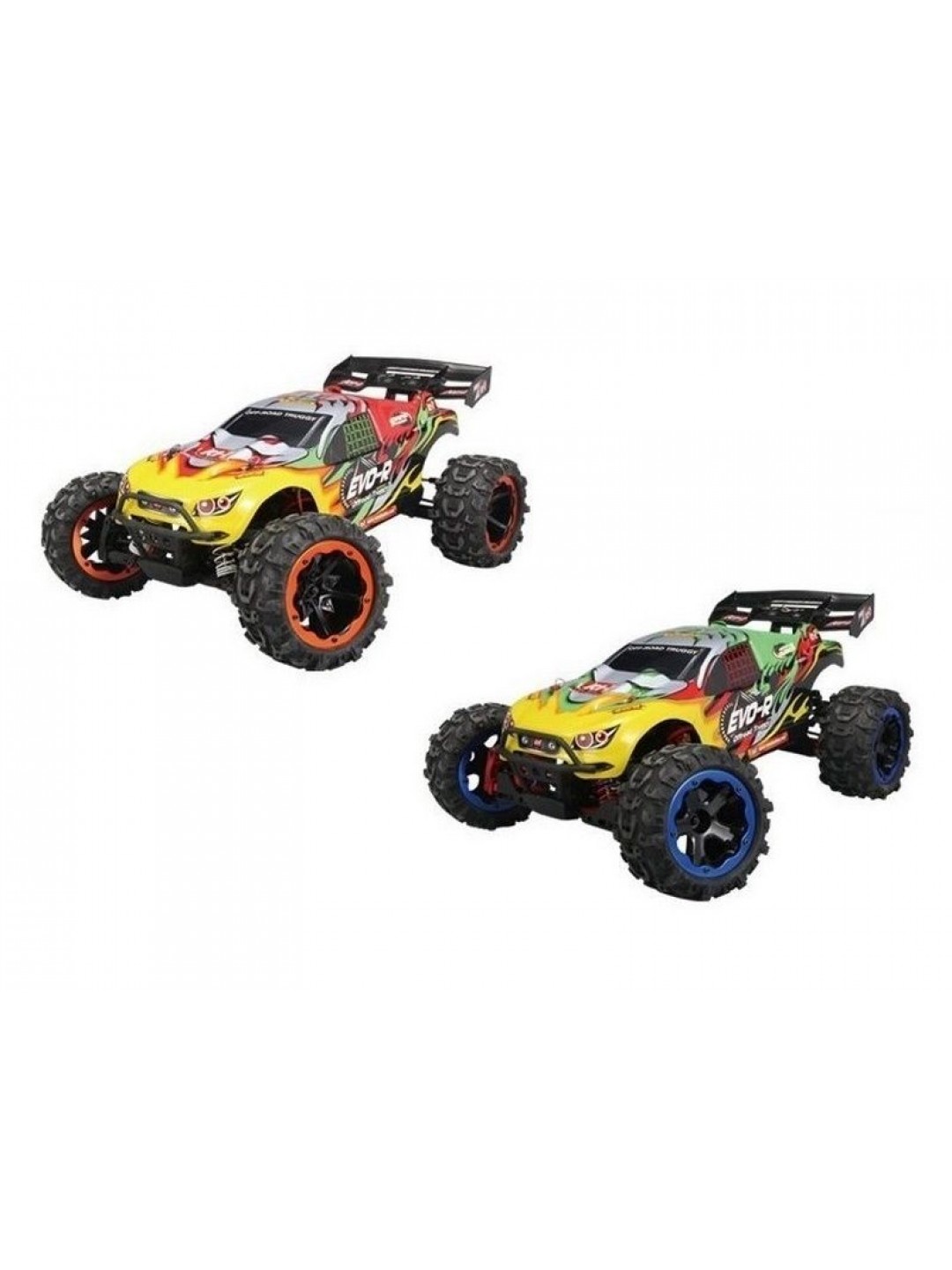 Радиоуправляемая трагги Remo Hobby EVO-R Brushless (зеленая) 4WD 2.4G 1/8 RTR