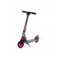 Самокат двухколесный Racer (серо-розовый)