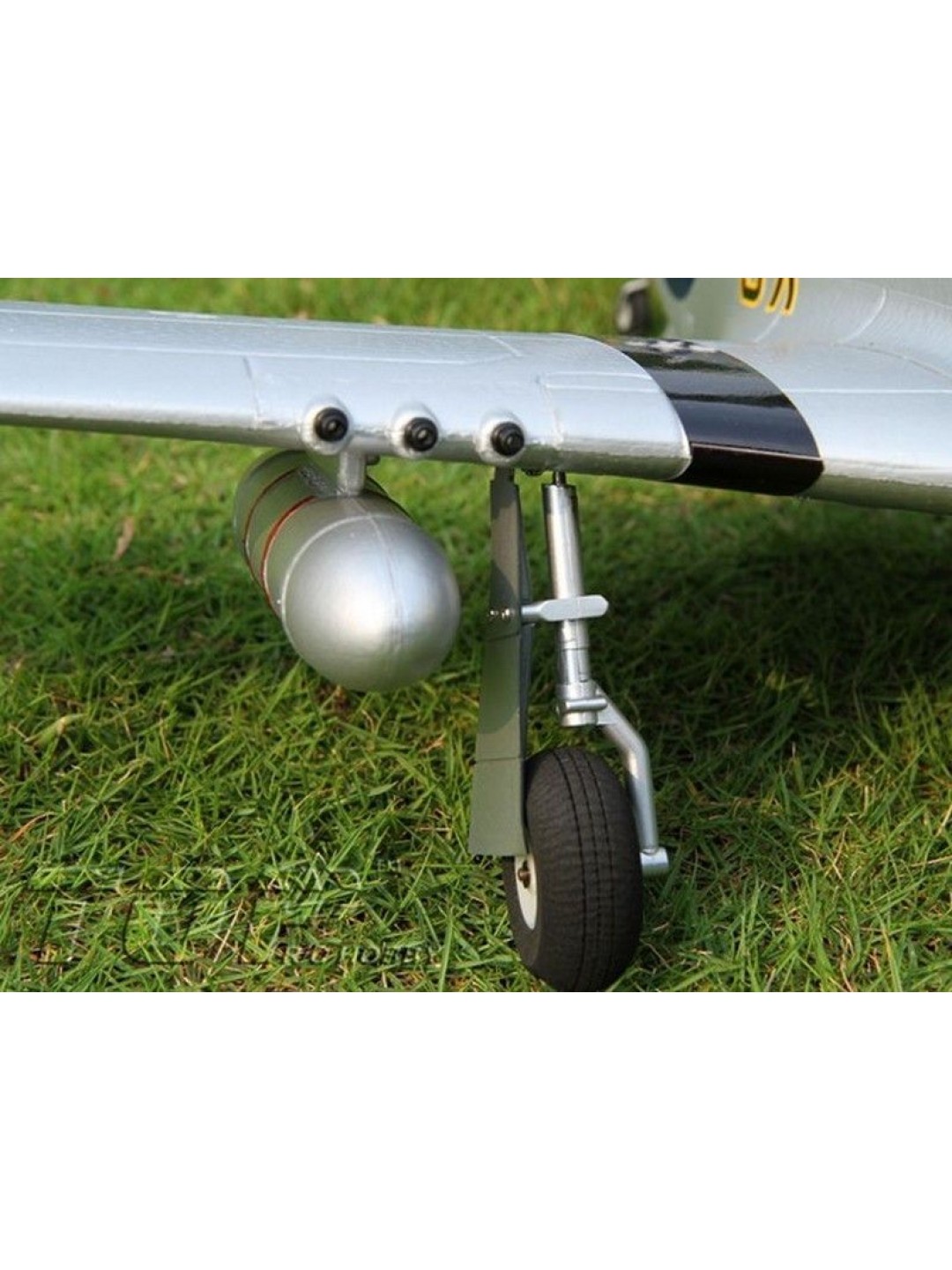 Радиоуправляемый самолет Top RC P-51D Pro желтый 750мм flight controller PNP