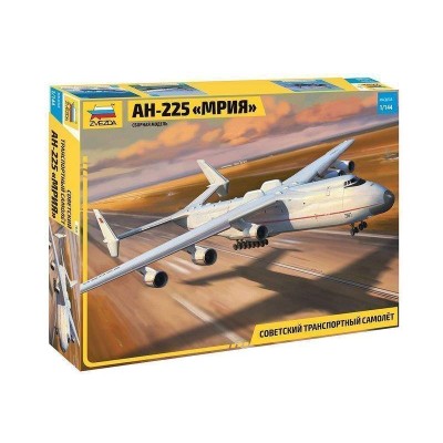 Сборная модель ZVEZDA Советский транспортный самолёт АН-225 «МРИЯ», 1/144
