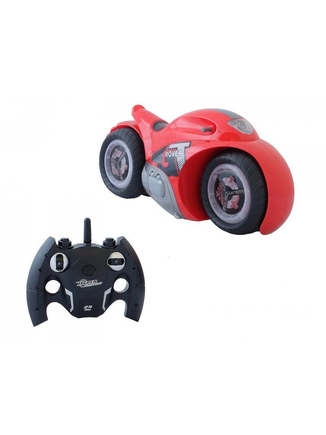 Радиоуправляемый мотоцикл-перевертыш ZhengGuang GT-ROVER 2.4G 1/12 RTR (красный) + Ni-Cd и З/У