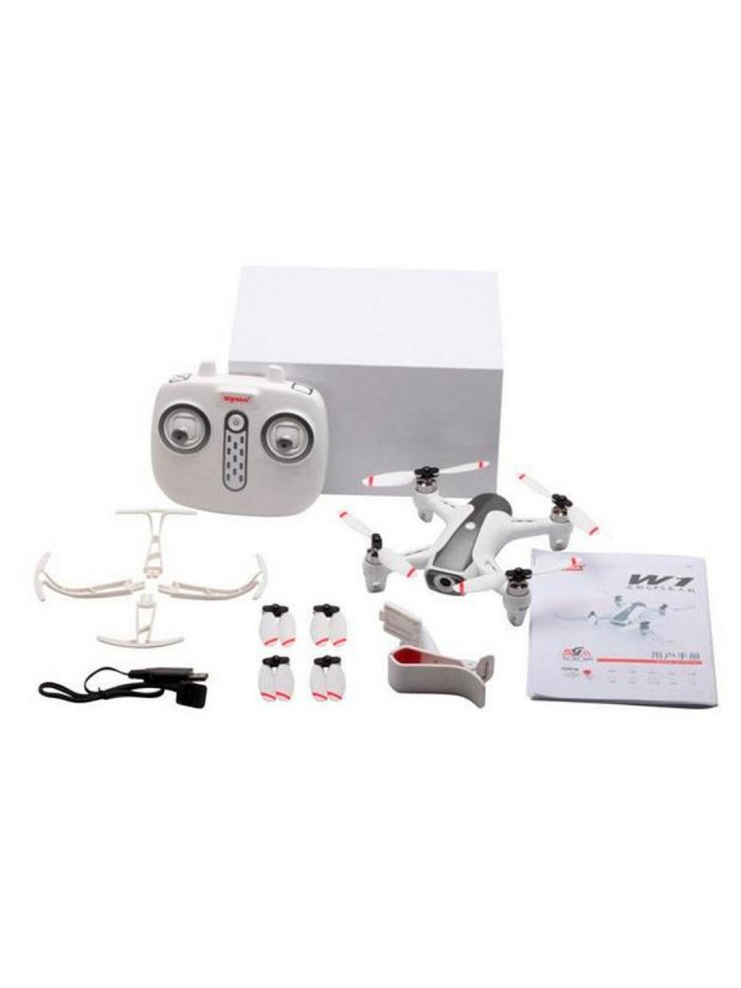 Радиоуправляемый квадрокоптер Syma W1PRO brushless с FPV по Wi-Fi, барометр, GPS, 6-AXIS, 2.4G RTF