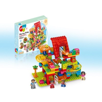 Конструктор Pilage Ресторан (142 детали), лабиринт с шариками и воронками Конструктор Pilage Ресторан (142 детали), лабиринт с шариками и воронками