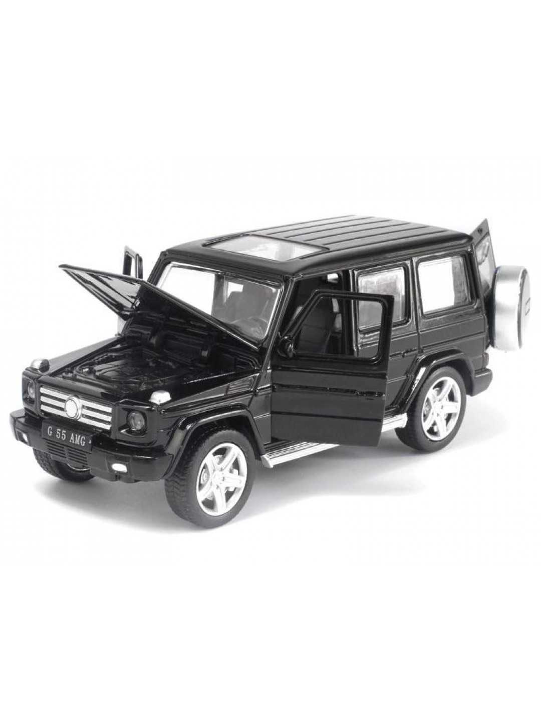 Машина MZ Mercedes G55 25074C 1/32 музыка, свет, инерция 15см (1/6шт) б/к