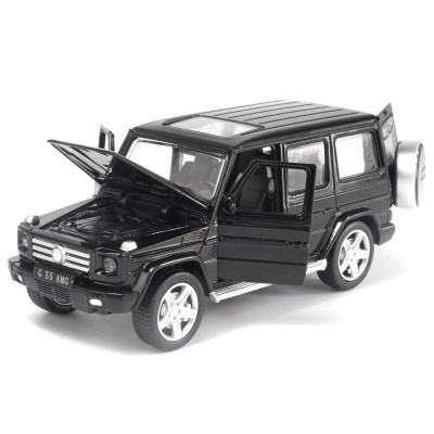 Машина MZ Mercedes G55 25074C 1/32 музыка, свет, инерция 15см (1/6шт) б/к
