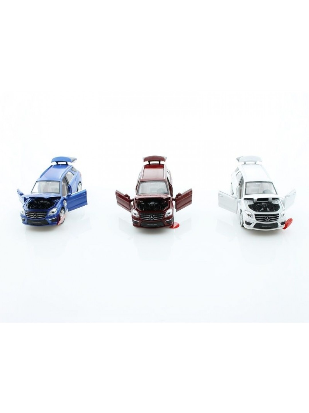 Машина 1:32 Mercedes-Benz ML63 AMG свет, звук, инерция 15см (1/12шт) б/к
