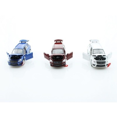 Машина 1:32 Mercedes-Benz ML63 AMG свет, звук, инерция 15см (1/12шт) б/к