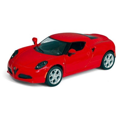 Машина Kinsmart "ALFA ROMEO 4C" инерция (1/12шт) 1:32 б/к