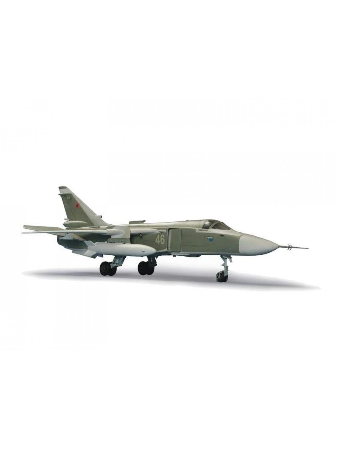 Сборная модель ZVEZDA Фронтовой бомбардировщик Су-24М, 1/72