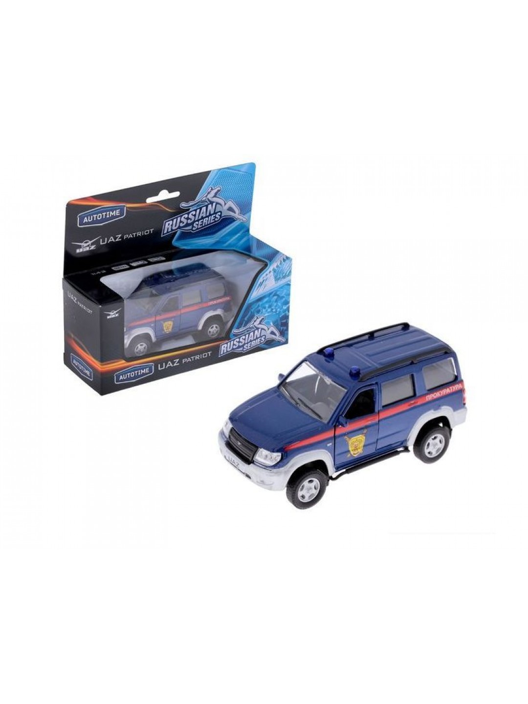 Машина Autotime "UAZ PATRIOT" прокуратура 1:43