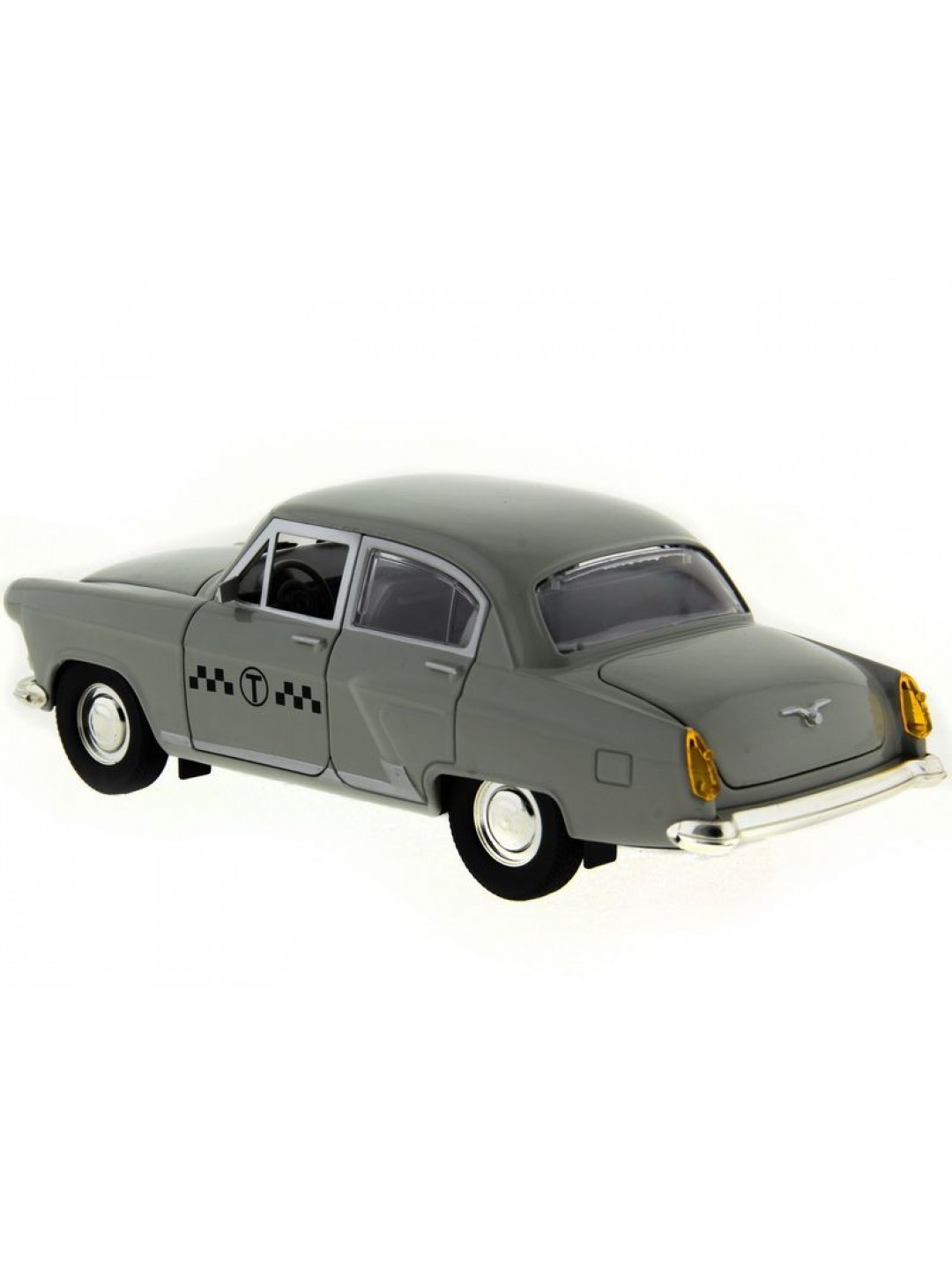 Машина "АВТОПАНОРАМА" ГАЗ-21 "Волга" 1/24 в/к  26*12*11см, серая