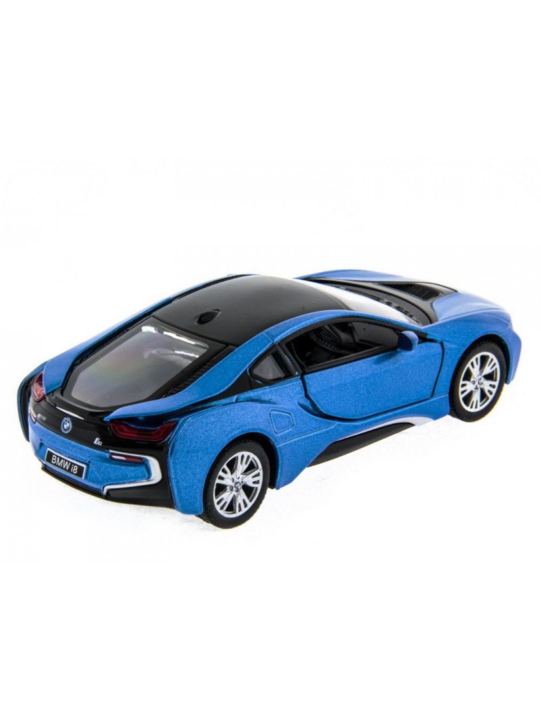 Машина Kinsmart BMW i8 инерция (1/12шт.) 1:36 б/к