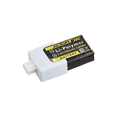 Аккумулятор Align Li-pol 250 mAh, 30c, 2s1p (2шт), Align T-Rex 150