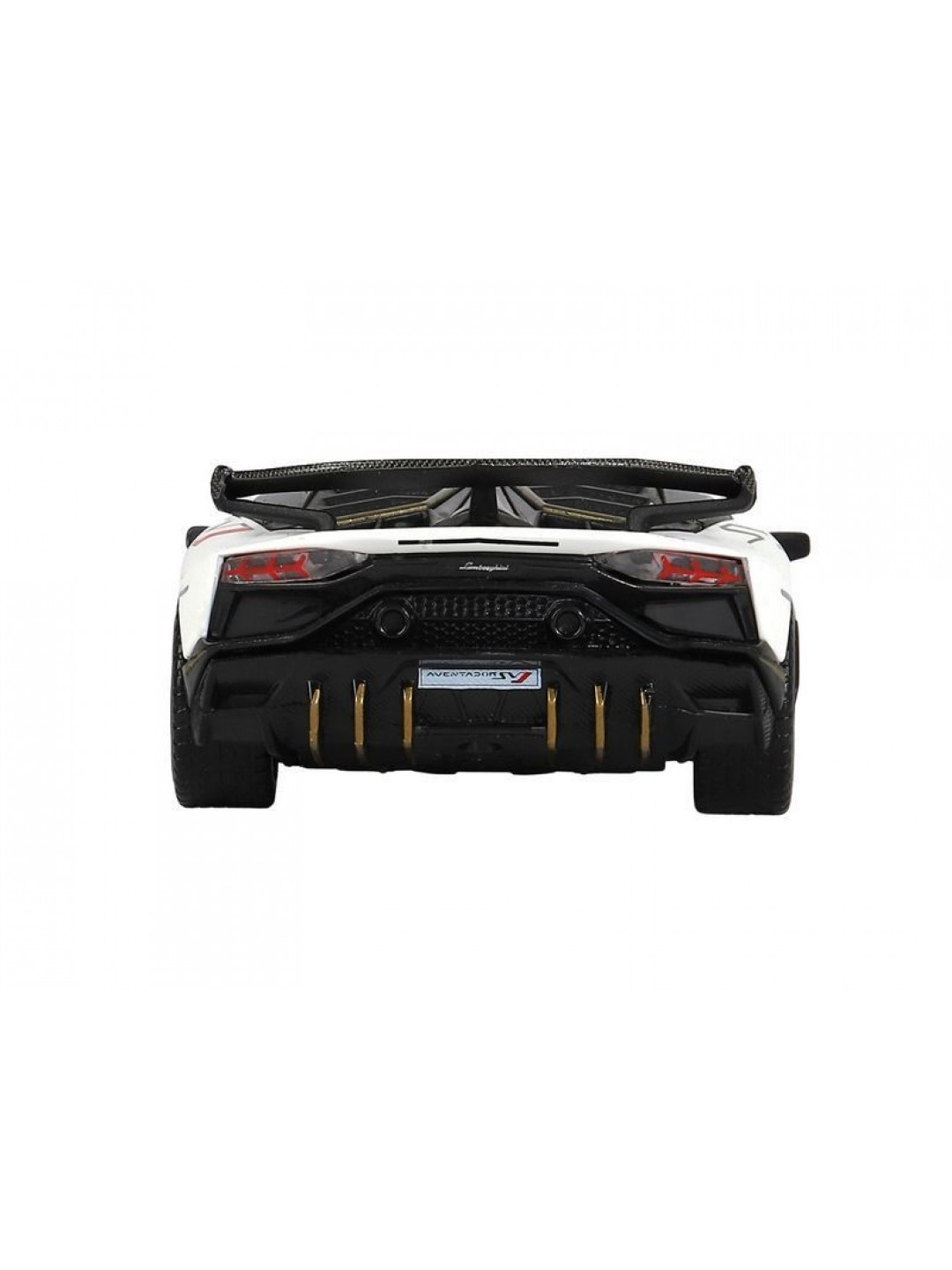 Машина "АВТОПАНОРАМА" Lamborghini SVJ, белый, 1/32, свет, звук, инерция, в/к 17,5*12,5*6,5 см