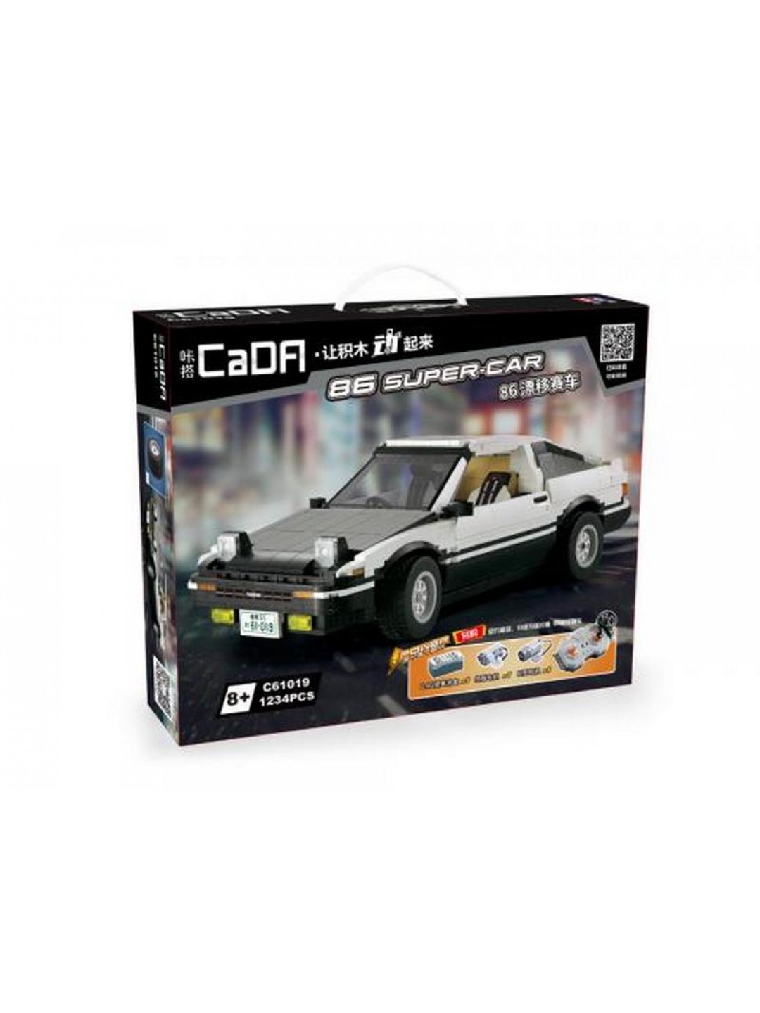 Конструктор CADA Toyota Corolla AE86 (1234 детали)