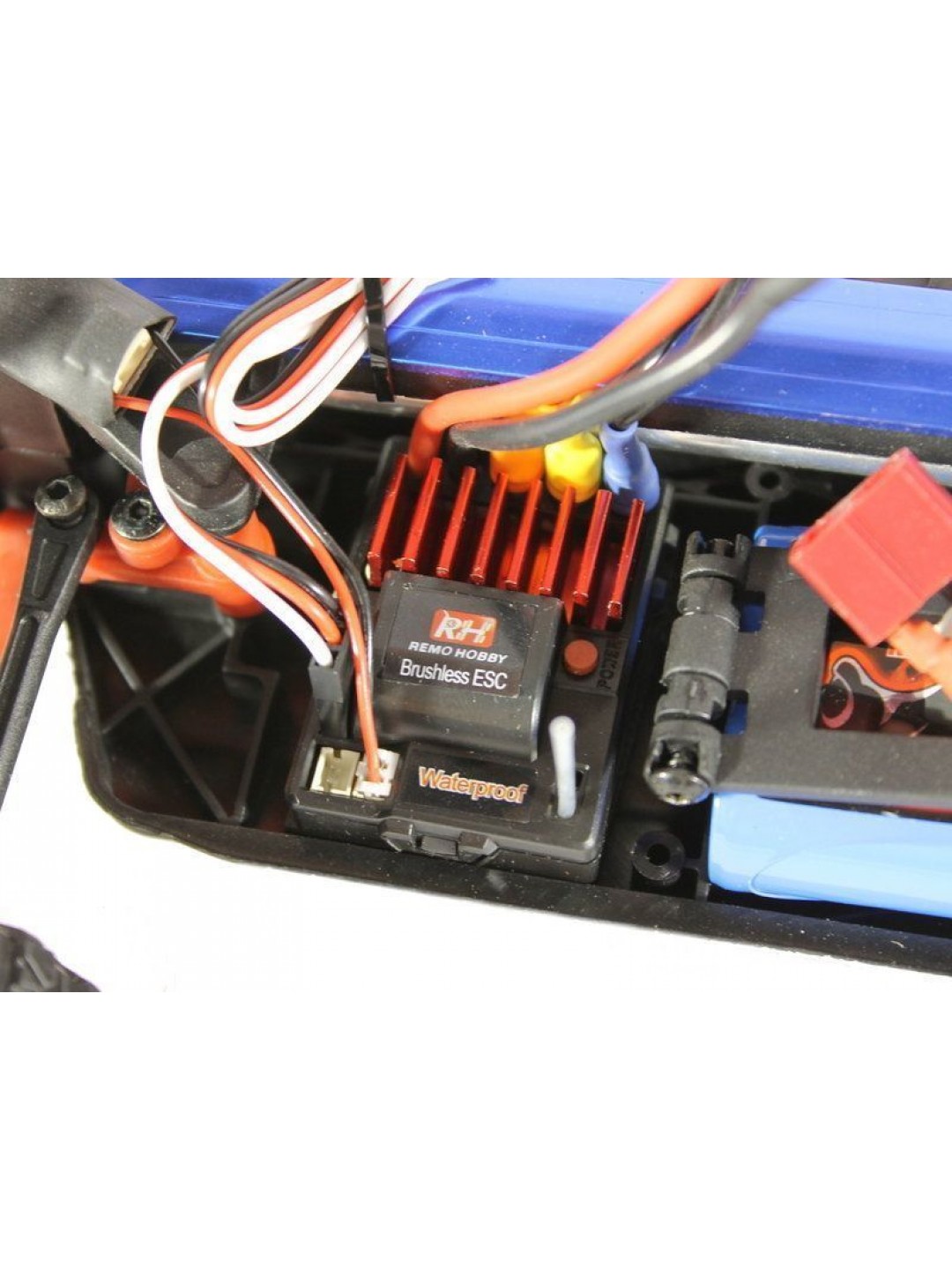 Радиоуправляемый шорт-корс Remo Hobby Rocket Brushless UPGRADE V2.0 (оранжевый) 4WD 2.4G 1/16 RTR