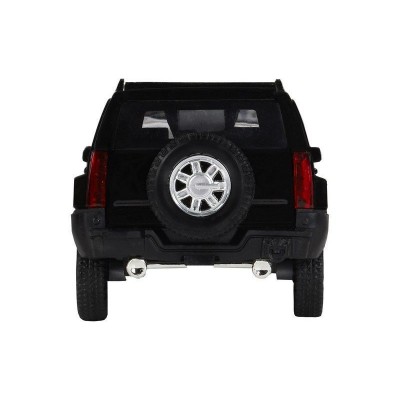 Машина "АВТОПАНОРАМА" Hummer H3, черный, 1/32, свет, звук, инерция, в/к 17,5*13,5*9 см