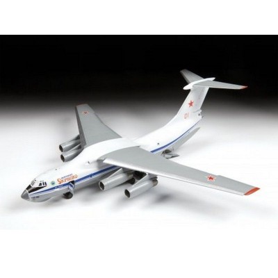 Сборная модель ZVEZDA Военно-транспортный самолёт Ил-76МД, 1/144