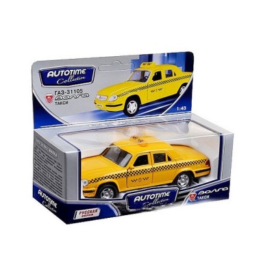 Машина Autotime "ГАЗ-31105 "ВОЛГА" такси 1:43