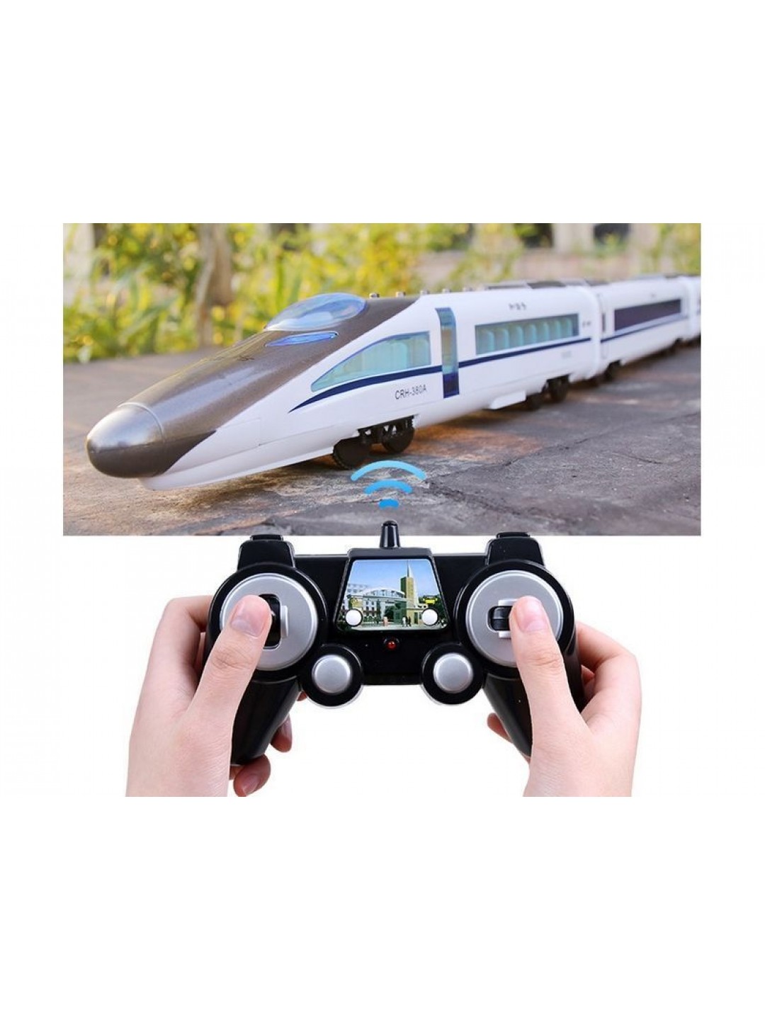 Р/У поезд Double Eagle CRH Train 1:18, в составе 3 вагона