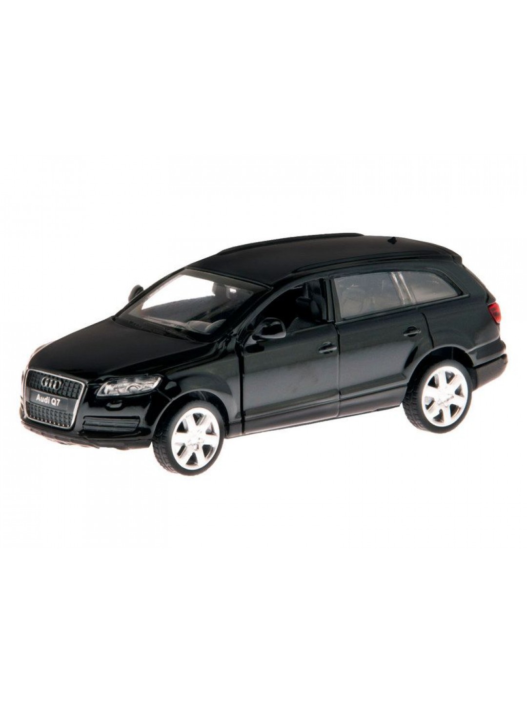 Машина "АВТОПАНОРАМА" Audi Q7, черный, 1/43, инерция, откр. двери, в/к 17,5*12,5*6,5 см