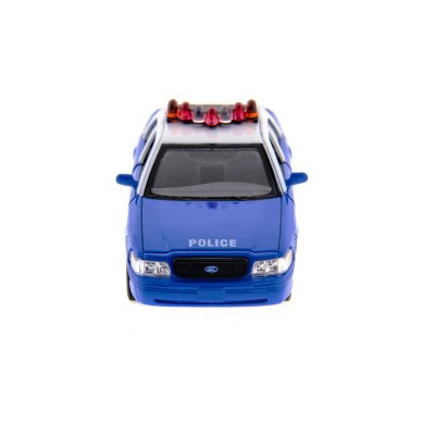 Машина Kinsmart "Ford Crown Victoria" (police) инерция (1/12шт) 1:42 б/к
