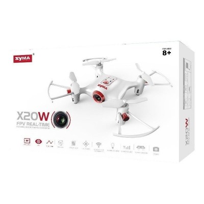 Р/У квадрокоптер Syma X20W с FPV трансляцией Wi-Fi, барометр 2.4G RTF
