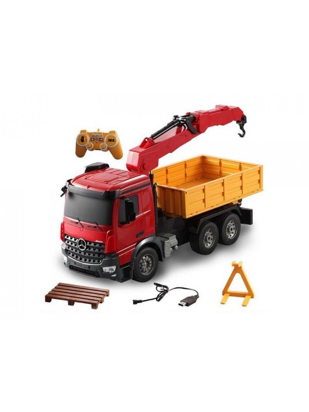 Радиоуправляемый кран Double Eagle Mercedes-Benz Arocs 1:20 2.4G