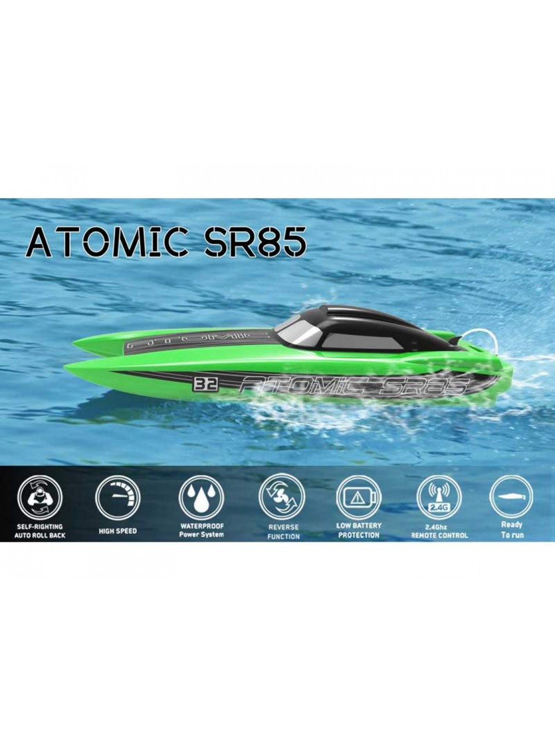 Радиоуправляемый катамаран Volantex RC ATOMIC SR85 Brushless 2.4G ARTR
