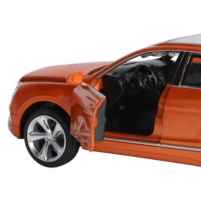 Машина "АВТОПАНОРАМА" Bentley Bentayga, оранжевый, 1/34, свет, звук, инерция, в/к 17,5*13,5*9 см