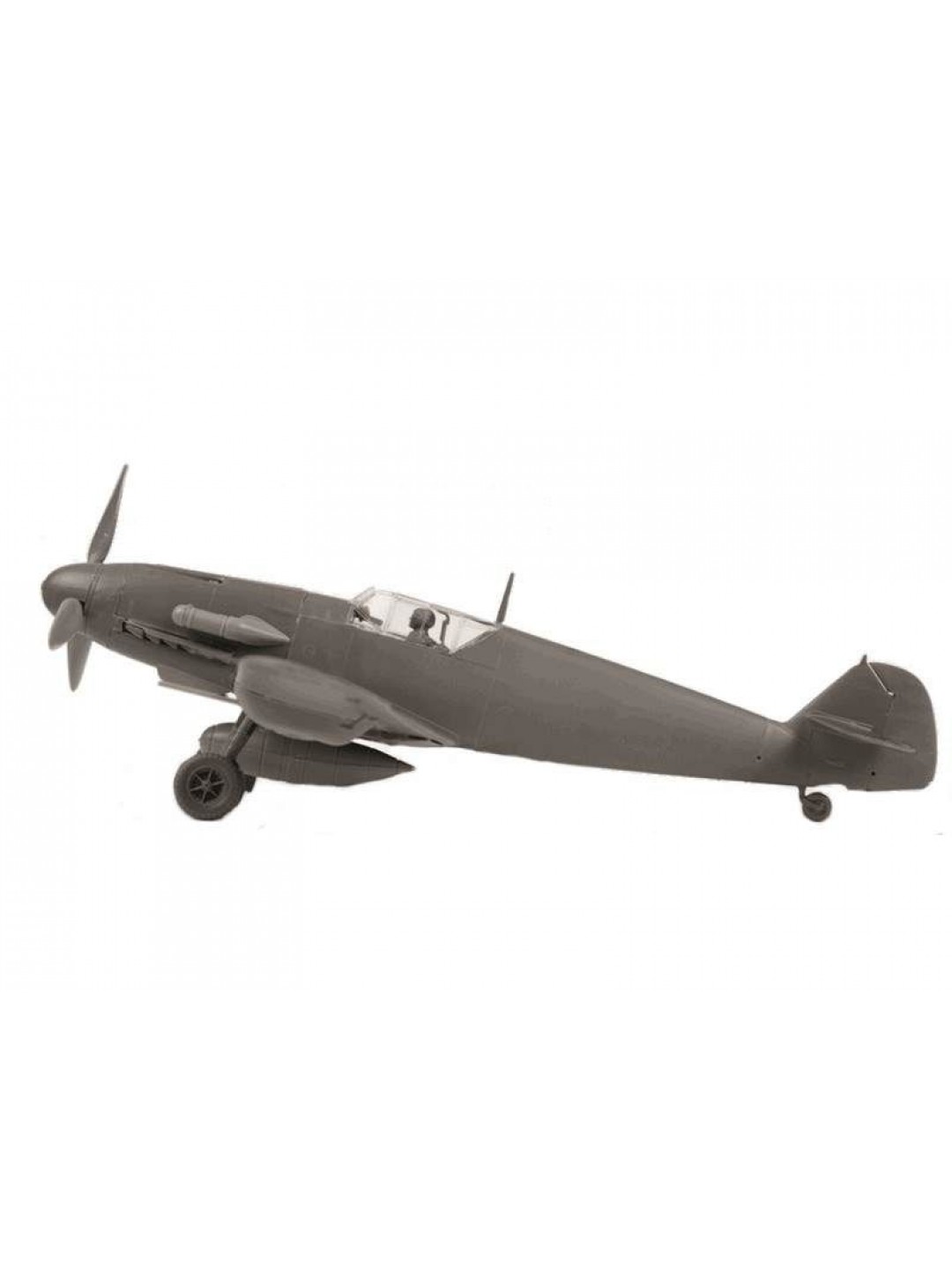 Сборная модель ZVEZDA Немецкий истребитель "Мессершмитт" Bf-109F4, 1/48